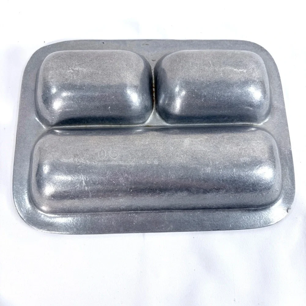 Wilton Columbia Armetale Divided Tray Silver 3 Compartment Serving Dish USA